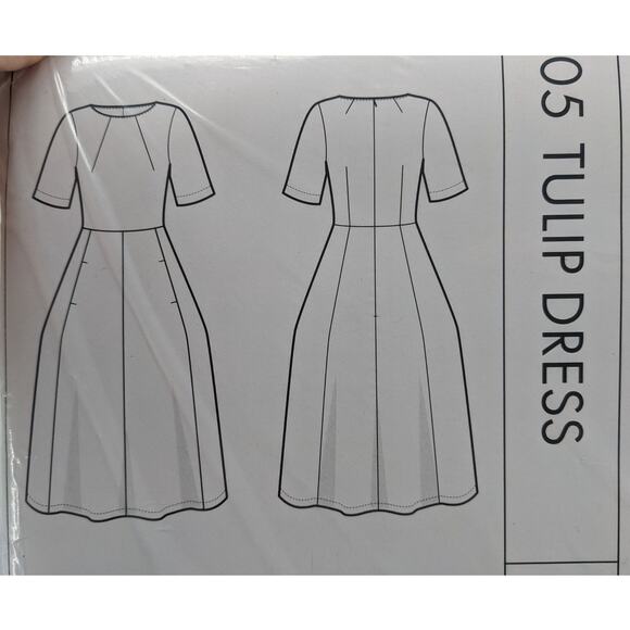 Lot 2 'Vintage' Dress Patterns PAULINE ALICE "Lliria"  THE ASSEMBLY LINE "Tulip" - Picture 2 of 12